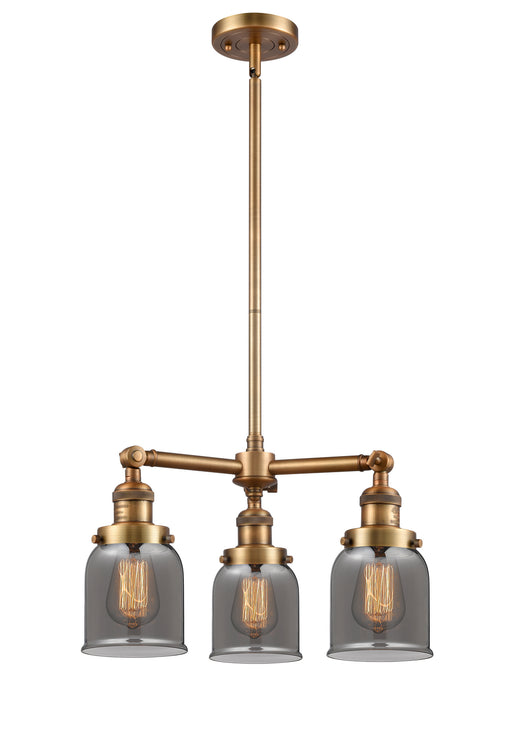 Innovations - 207-BB-G53-LED - LED Chandelier - Franklin Restoration - Brushed Brass
