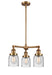 Innovations - 207-BB-G54-LED - LED Chandelier - Franklin Restoration - Brushed Brass