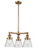Innovations - 207-BB-G64-LED - LED Chandelier - Franklin Restoration - Brushed Brass