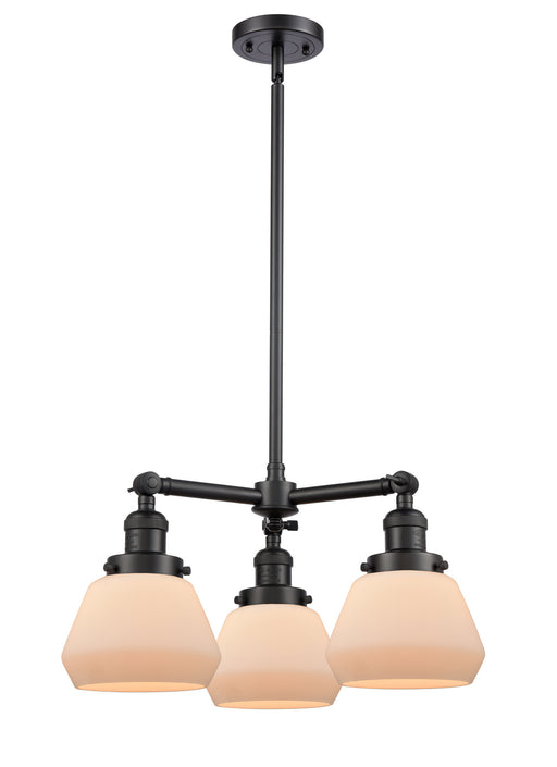 Innovations - 207-BK-G171-LED - LED Chandelier - Franklin Restoration - Matte Black