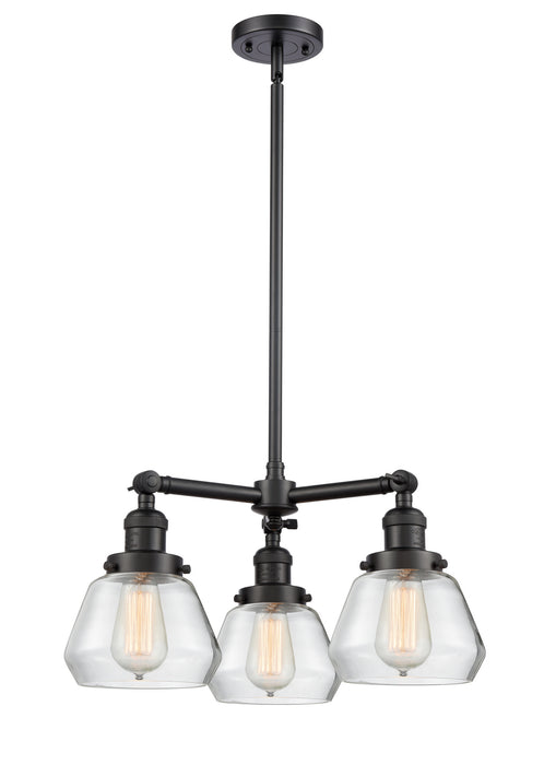 Innovations - 207-BK-G172-LED - LED Chandelier - Franklin Restoration - Matte Black