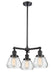 Innovations - 207-BK-G172-LED - LED Chandelier - Franklin Restoration - Matte Black