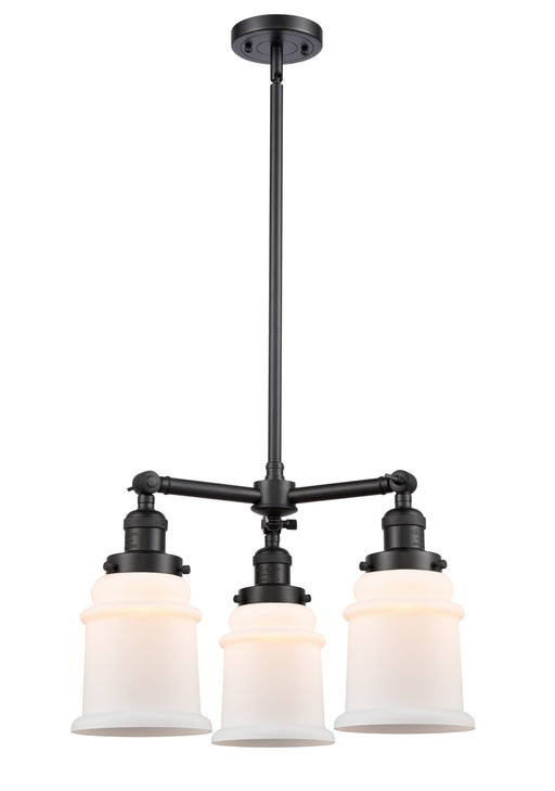 Innovations - 207-BK-G181-LED - LED Chandelier - Franklin Restoration - Matte Black