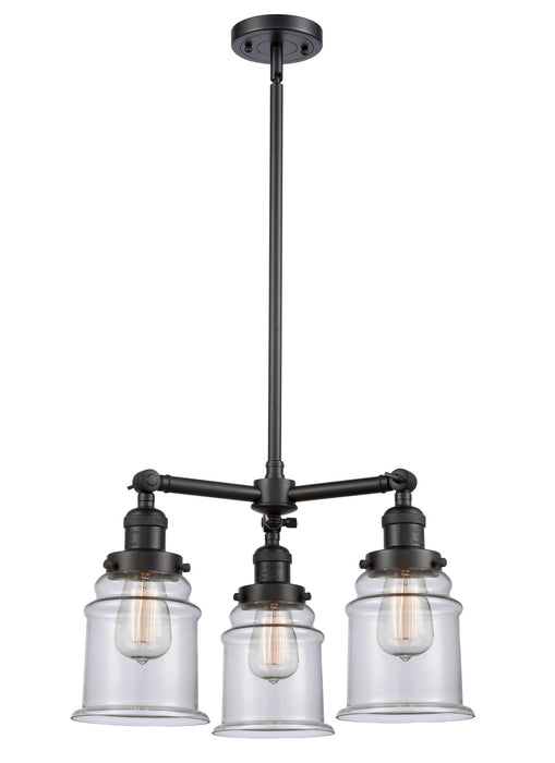 Innovations - 207-BK-G182-LED - LED Chandelier - Franklin Restoration - Matte Black
