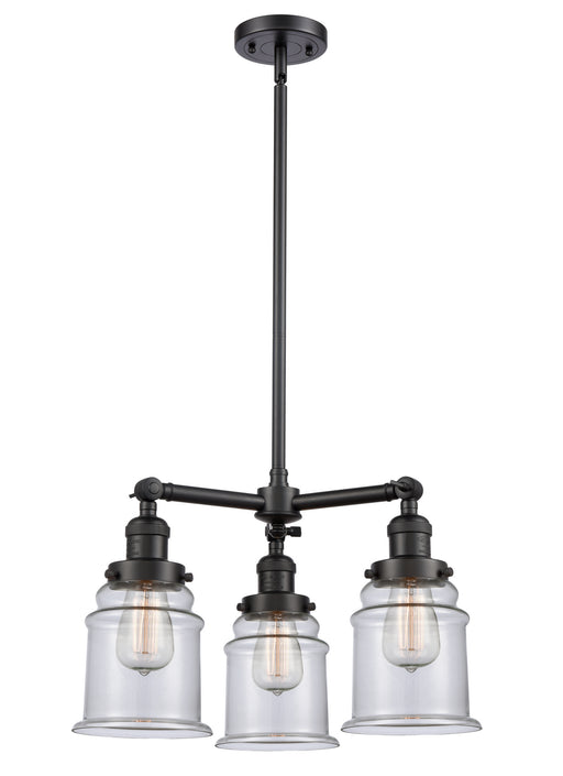 Innovations - 207-BK-G182-LED - LED Chandelier - Franklin Restoration - Matte Black