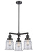 Innovations - 207-BK-G182-LED - LED Chandelier - Franklin Restoration - Matte Black