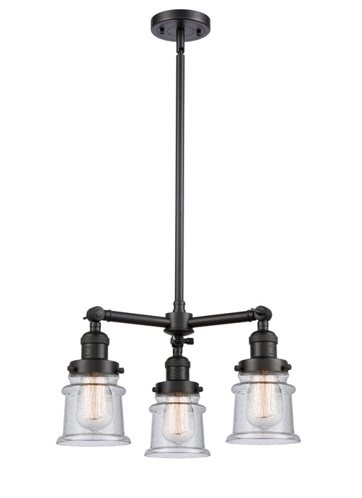 Innovations - 207-BK-G184S-LED - LED Chandelier - Franklin Restoration - Matte Black