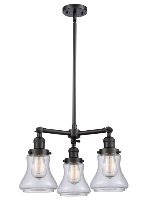 Innovations - 207-BK-G192-LED - LED Chandelier - Franklin Restoration - Matte Black