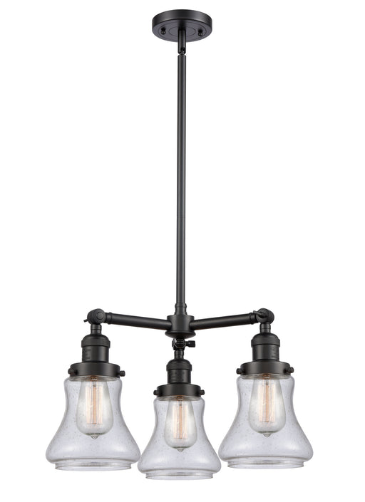 Innovations - 207-BK-G194-LED - LED Chandelier - Franklin Restoration - Matte Black