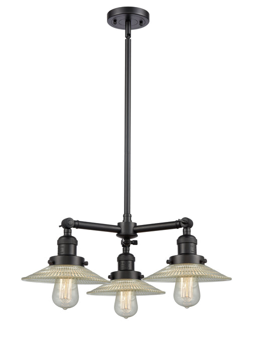 Innovations - 207-BK-G2-LED - LED Chandelier - Franklin Restoration - Matte Black