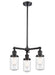 Innovations - 207-BK-G314-LED - LED Chandelier - Franklin Restoration - Matte Black