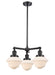 Innovations - 207-BK-G531-LED - LED Chandelier - Franklin Restoration - Matte Black