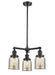 Innovations - 207-BK-G58-LED - LED Chandelier - Franklin Restoration - Matte Black