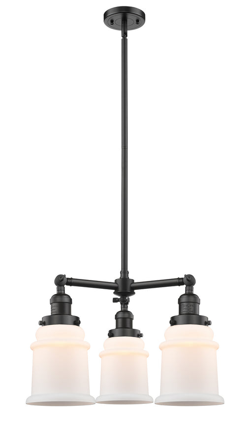 Innovations - 207-OB-G181 - Three Light Chandelier - Franklin Restoration - Oil Rubbed Bronze