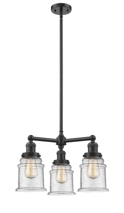 Innovations - 207-OB-G184-LED - LED Chandelier - Franklin Restoration - Oil Rubbed Bronze