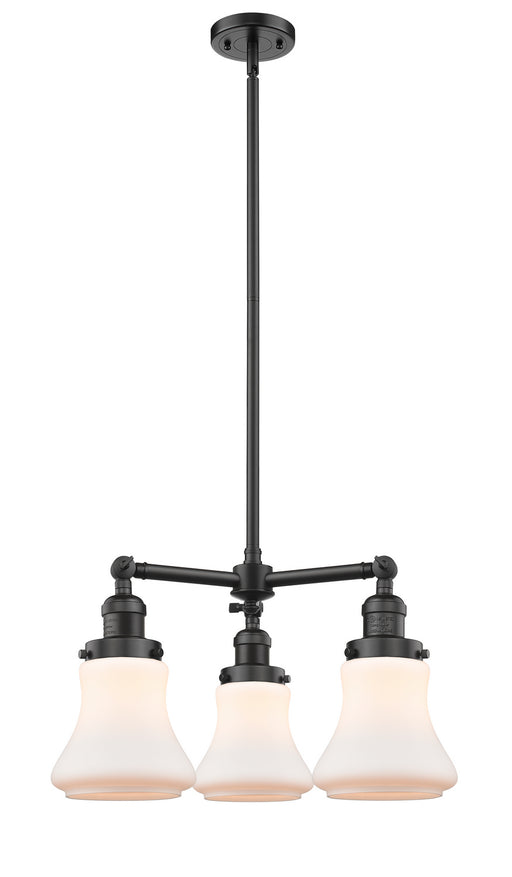 Innovations - 207-OB-G191-LED - LED Chandelier - Franklin Restoration - Oil Rubbed Bronze