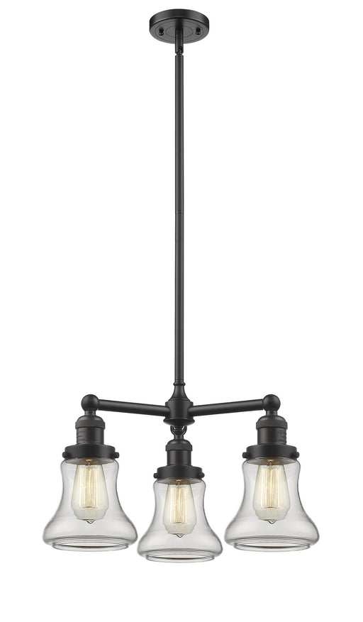 Innovations - 207-OB-G192-LED - LED Chandelier - Franklin Restoration - Oil Rubbed Bronze