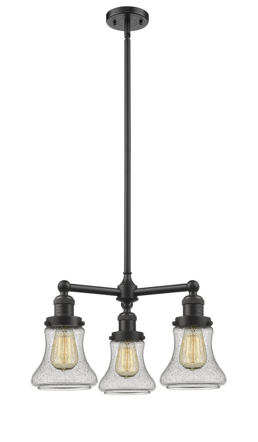 Innovations - 207-OB-G194-LED - LED Chandelier - Franklin Restoration - Oil Rubbed Bronze