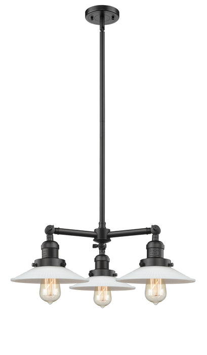 Innovations - 207-OB-G1-LED - LED Chandelier - Franklin Restoration - Oil Rubbed Bronze