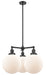 Innovations - 207-OB-G201-10-LED - LED Chandelier - Franklin Restoration - Oil Rubbed Bronze