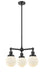 Innovations - 207-OB-G201-6-LED - LED Chandelier - Franklin Restoration - Oil Rubbed Bronze