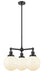 Innovations - 207-OB-G201-8-LED - LED Chandelier - Franklin Restoration - Oil Rubbed Bronze