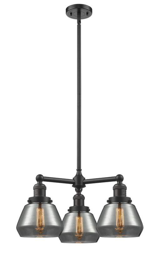 Innovations - 207-OB-G173-LED - LED Chandelier - Franklin Restoration - Oil Rubbed Bronze