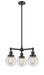 Innovations - 207-OB-G202-6 - Three Light Chandelier - Franklin Restoration - Oil Rubbed Bronze