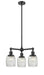 Innovations - 207-OB-G302 - Three Light Chandelier - Franklin Restoration - Oil Rubbed Bronze