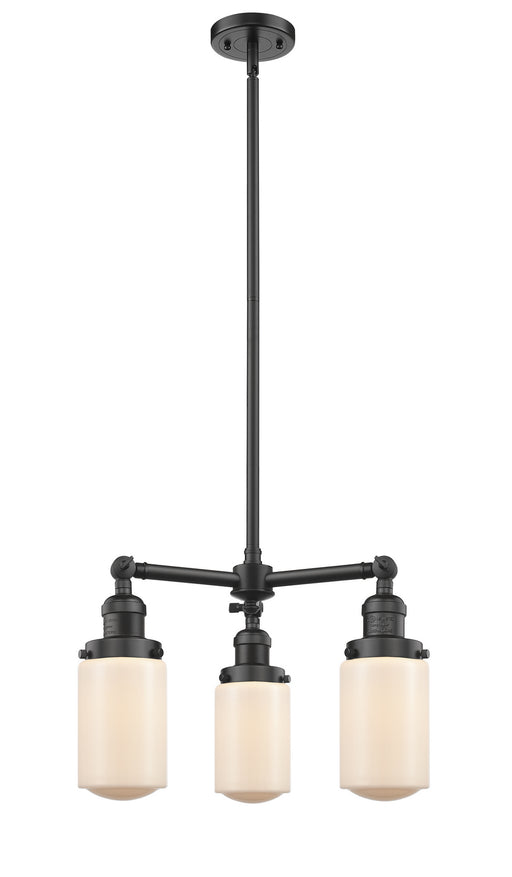 Innovations - 207-OB-G311-LED - LED Chandelier - Franklin Restoration - Oil Rubbed Bronze