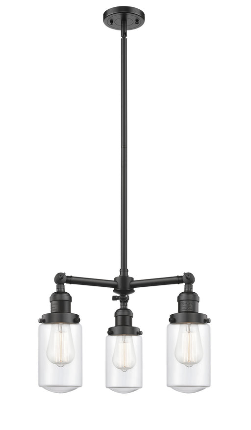 Innovations - 207-OB-G312-LED - LED Chandelier - Franklin Restoration - Oil Rubbed Bronze
