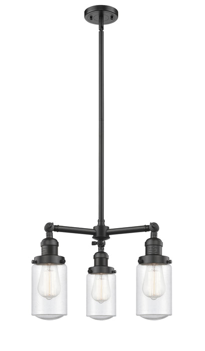Innovations - 207-OB-G314-LED - LED Chandelier - Franklin Restoration - Oil Rubbed Bronze