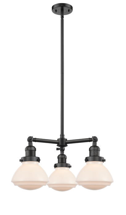 Innovations - 207-OB-G321 - Three Light Chandelier - Franklin Restoration - Oil Rubbed Bronze