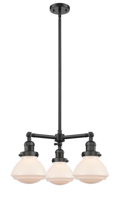 Innovations - 207-OB-G321 - Three Light Chandelier - Franklin Restoration - Oil Rubbed Bronze