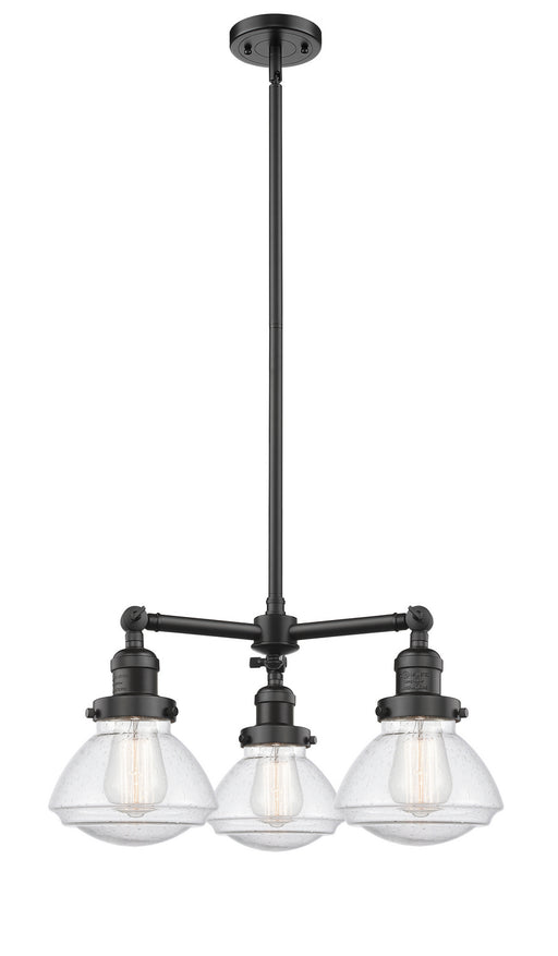 Innovations - 207-OB-G324-LED - LED Chandelier - Franklin Restoration - Oil Rubbed Bronze