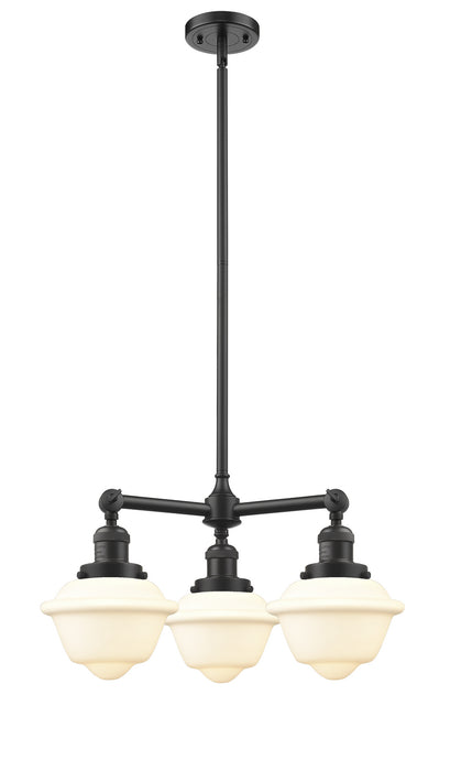 Innovations - 207-OB-G531 - Three Light Chandelier - Franklin Restoration - Oil Rubbed Bronze