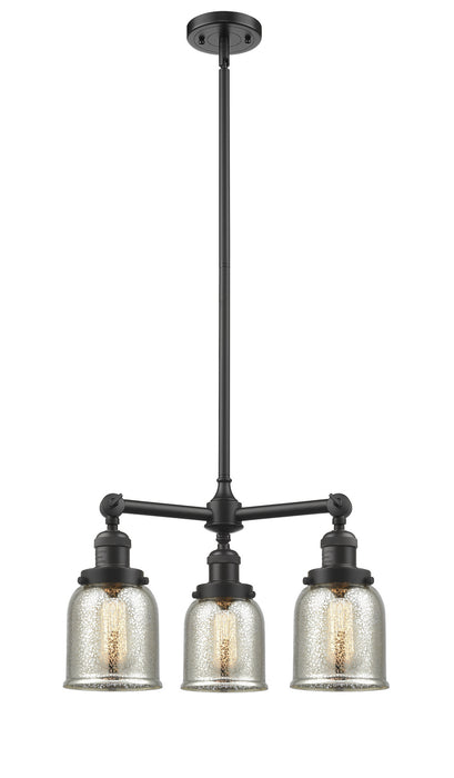 Innovations - 207-OB-G58 - Three Light Chandelier - Franklin Restoration - Oil Rubbed Bronze