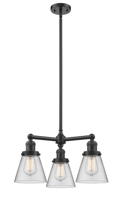 Innovations - 207-OB-G62-LED - LED Chandelier - Franklin Restoration - Oil Rubbed Bronze