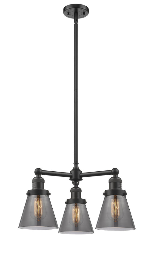 Innovations - 207-OB-G63-LED - LED Chandelier - Franklin Restoration - Oil Rubbed Bronze