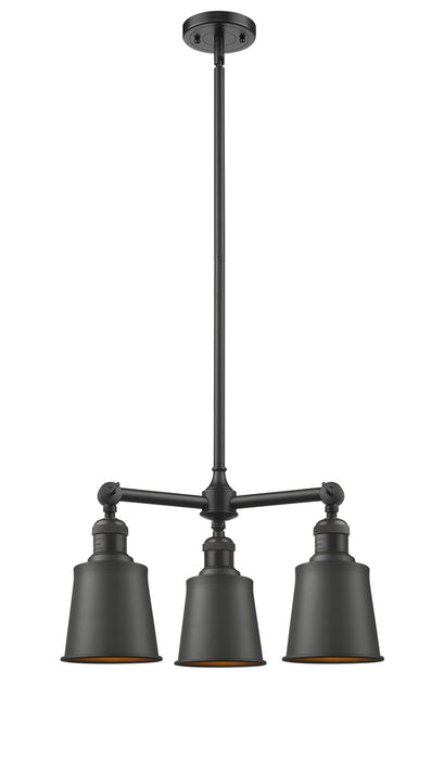 Innovations - 207-OB-M9-OB-LED - LED Chandelier - Franklin Restoration - Oil Rubbed Bronze