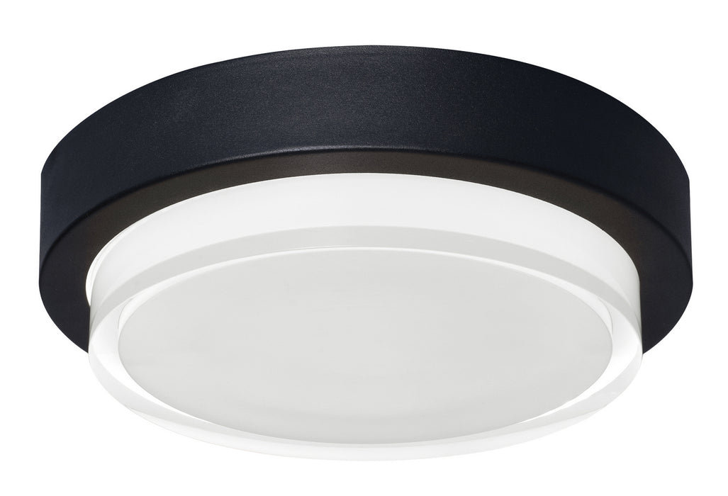 AFX Lighting - ELMW09LAJUDBK - LED Outdoor Flush Mount - Elm - Black