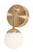 AFX Lighting - PRLS0409L30D1SB - LED Wall Sconce - Pearl - Satin Brass