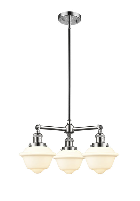 Innovations - 207-PC-G531 - Three Light Chandelier - Franklin Restoration - Polished Chrome