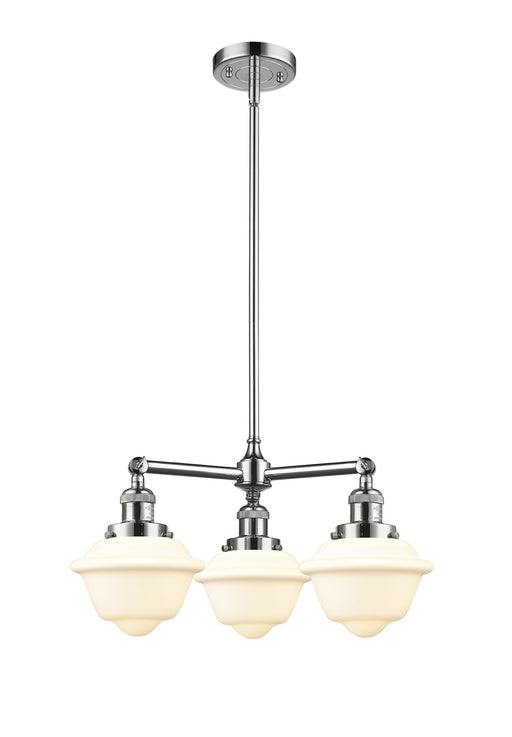 Innovations - 207-PC-G531 - Three Light Chandelier - Franklin Restoration - Polished Chrome