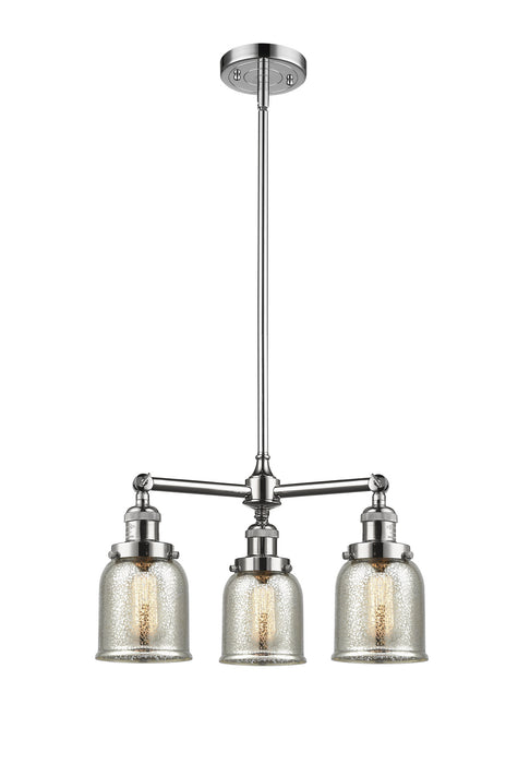 Innovations - 207-PC-G58 - Three Light Chandelier - Franklin Restoration - Polished Chrome