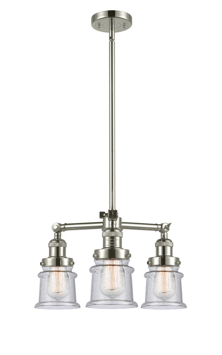 Innovations - 207-PN-G184S-LED - LED Chandelier - Franklin Restoration - Polished Nickel