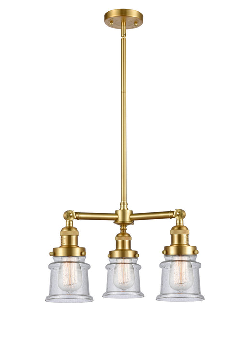 Innovations - 207-SG-G184S-LED - LED Chandelier - Franklin Restoration - Satin Gold