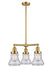 Innovations - 207-SG-G194-LED - LED Chandelier - Franklin Restoration - Satin Gold