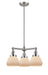Innovations - 207-SN-G171-LED - LED Chandelier - Franklin Restoration - Brushed Satin Nickel