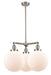 Innovations - 207-SN-G201-10-LED - LED Chandelier - Franklin Restoration - Brushed Satin Nickel